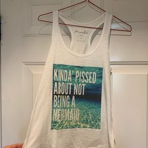 Mermaid racerback tank